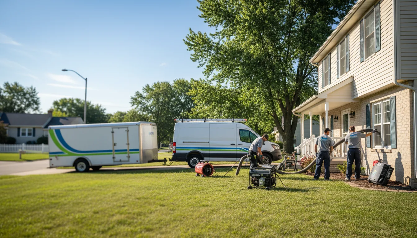 Flooded Basement Restoration And Cleanup With Repair in Sparta, OH near me